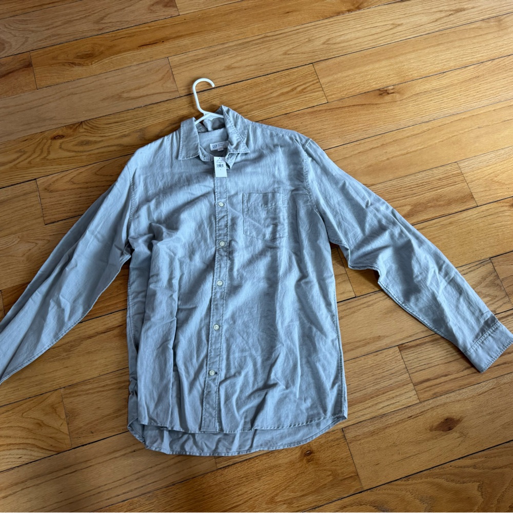 GAP Light Gray Linen Shirt